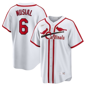 mens nike stan musial white st louis cardinals home cooperst